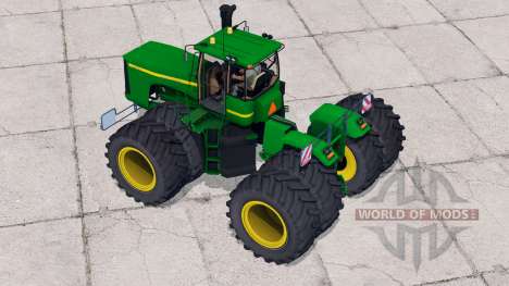 John Deere 9400〡il y a des roues doubles pour Farming Simulator 2015