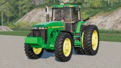 Configurations de pneus neufs John Deere série 8000 pour Farming Simulator 2017
