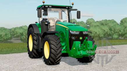 John Deere série 8R〡avec lampes de balise flash pour Farming Simulator 2017