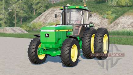 John Deere 4000 series〡has aux fuel tank pour Farming Simulator 2017