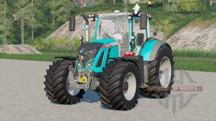 Garniture d’échappement Fendt 500 Vario〡chrome pour Farming Simulator 2017