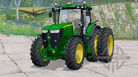 John Deere 7310R〡hat zusätzliche Räder für Farming Simulator 2015