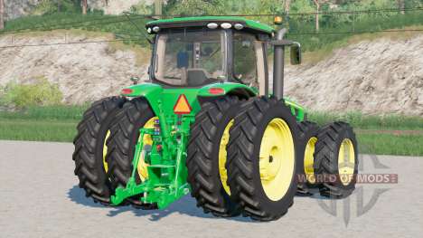 John Deere 8R series〡reifenzuschaltfunktionen pour Farming Simulator 2017