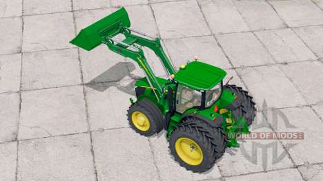 John Deere 7310R〡mit zusätzlichen Rädern für Farming Simulator 2015