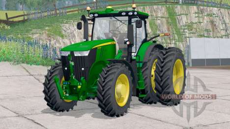 John Deere 7310R〡avec roues supplémentaires pour Farming Simulator 2015