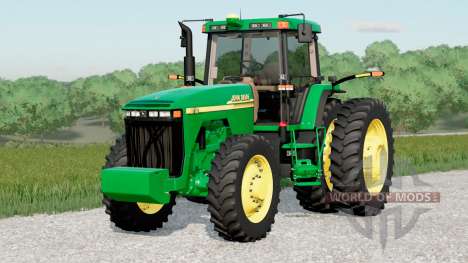 John Deere 8110 a deux roues arrière pour Farming Simulator 2017