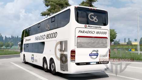 Marcopolo Paradiso 1800 DD (G6) 2009 pour Euro Truck Simulator 2