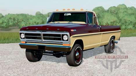Ford F-100 Styleside Pickup 1972 pour Farming Simulator 2017