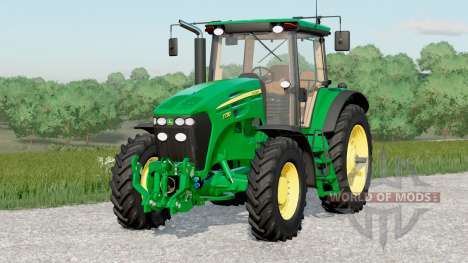 Options de roues John Deere série 7030 pour Farming Simulator 2017