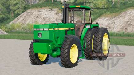 John Deere 4055 series〡il y a deux roues arrière pour Farming Simulator 2017