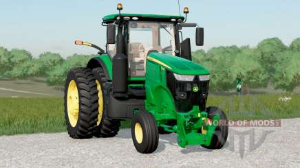 John Deere série 7R〡poids avant configurable pour Farming Simulator 2017