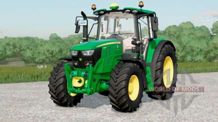 John Deere série 6M〡 hydraulique avant ou pesageᵵ pour Farming Simulator 2017