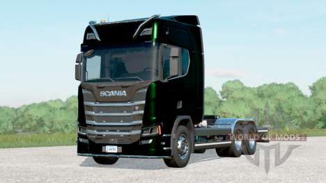 Scania R500 Hooklift〡2 verschiedene Auspuffanlag für Farming Simulator 2017