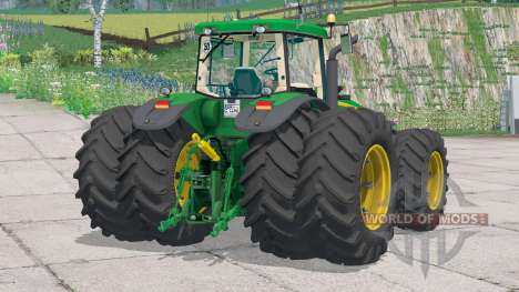 John Deere 8520〡il y a des roues doubles pour Farming Simulator 2015