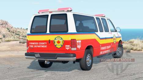 Gavril H-Series Firwood County Fire Department für BeamNG Drive