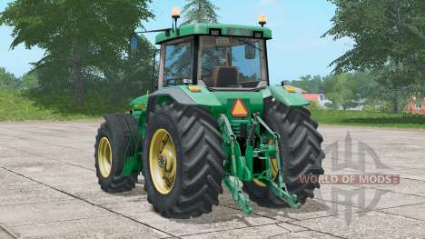 John Deere 8400 avec pneus Michelin pour Farming Simulator 2017