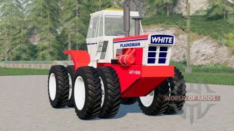 Weiße A4T-1600 Plainsman〡Räder Auswahl für Farming Simulator 2017