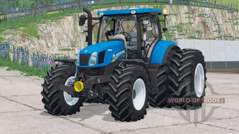 New Holland T6-Serie〡Es gibt zwei Hinterräder für Farming Simulator 2015