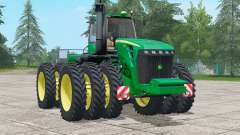 John Deere série 9030 a des tuyaux dynamiques pour Farming Simulator 2017