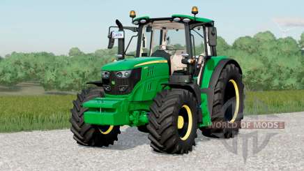 John Deere 6M series〡tires configurations pour Farming Simulator 2017