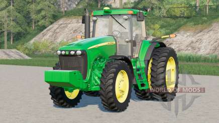 John Deere série 8020〡y compris le poids avant pour Farming Simulator 2017