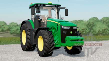 John Deere série 8R〡poids avant configurable pour Farming Simulator 2017