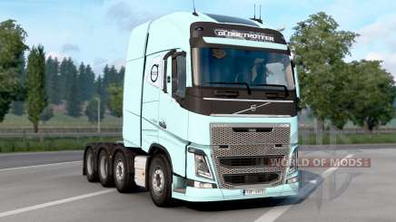 Volvo FH16 8x4 Tractor Globetrotter Cab 2014 v3.1.8 pour Euro Truck Simulator 2