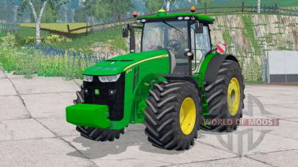 John Deere 8370R〡klappbares Lenkrad für Farming Simulator 2015
