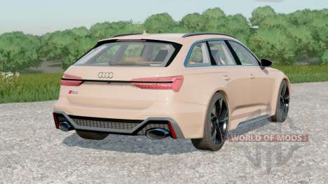 Audi RS 6 Avant (C8) 2019〡colore configurable pour Farming Simulator 2017