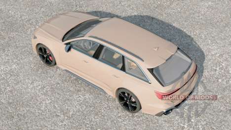 Audi RS 6 Avant (C8) 2019〡colore configurable pour Farming Simulator 2017