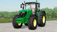 John Deere série 6R〡poids avant configurable pour Farming Simulator 2017