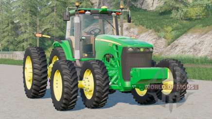 John Deere série 8030 avec pneus Firestone et Michelin pour Farming Simulator 2017