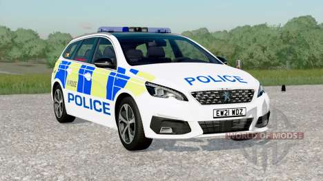 Peugeot 308 SW GT UK Police 2018 für Farming Simulator 2017