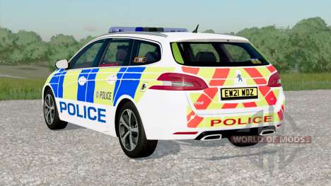 Peugeot 308 SW GT UK Police 2018 pour Farming Simulator 2017
