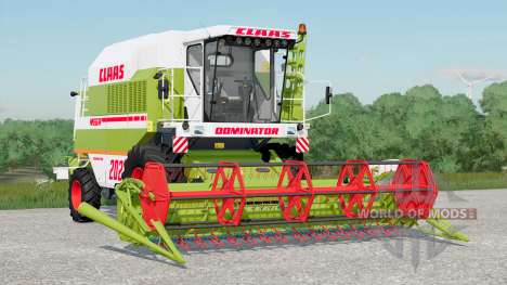 Claas Dominator 200 Mega〡hat Warnschilder für Farming Simulator 2017