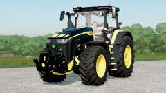 John Deere 8R-Serie〡schwarze & gelbe Version für Farming Simulator 2017