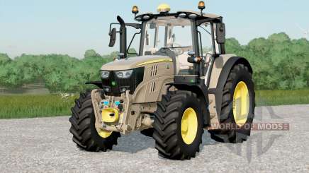 John Deere 6M-Serie〡Radoptionen neu bearbeitet für Farming Simulator 2017