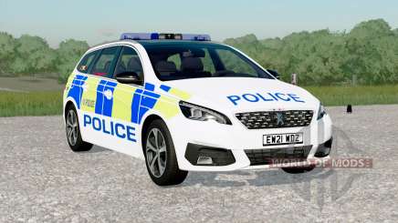 Peugeot 308 SW GT UK Police 2018 pour Farming Simulator 2017