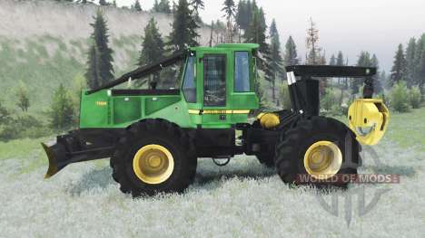 John Deere 748H für Spin Tires