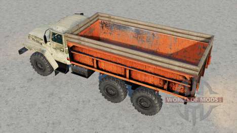 Camion à benne basculante Ural-5557 pour Farming Simulator 2017