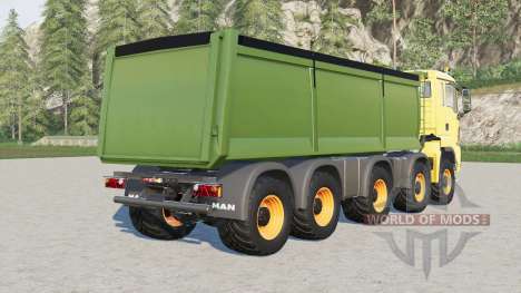 Man TGS Camion à benne basculante à 5 essieux pour Farming Simulator 2017