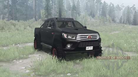 Toyota Hilux 4x4 Double Cabine 2015 pour Spintires MudRunner