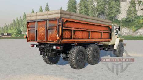 Camion à benne basculante Ural-5557 pour Farming Simulator 2017