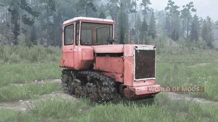 Tracteur sur chenilles DT-75 pour MudRunner