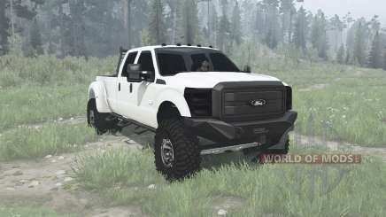 Ford F-350 Super Duty King Ranch Cabine d’équipage 2011 pour MudRunner