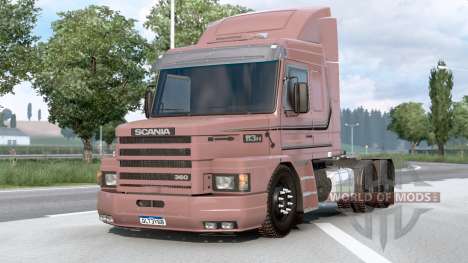 Scania T113H 6x4 360 Camion Tracteur 1992 v1.7 pour Euro Truck Simulator 2