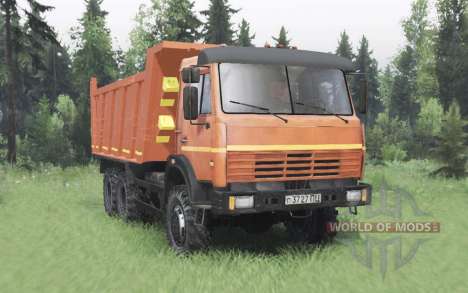 KamAZ-65111 Camion à benne basculante pour Spin Tires
