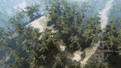 Parc forestier Hills Off Road pour Spintires MudRunner