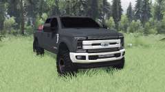 Ford F-350 Super Duty Cabine d’équipage 2017 pour Spin Tires