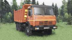 KamAZ-65111 Camion à benne basculante pour Spin Tires